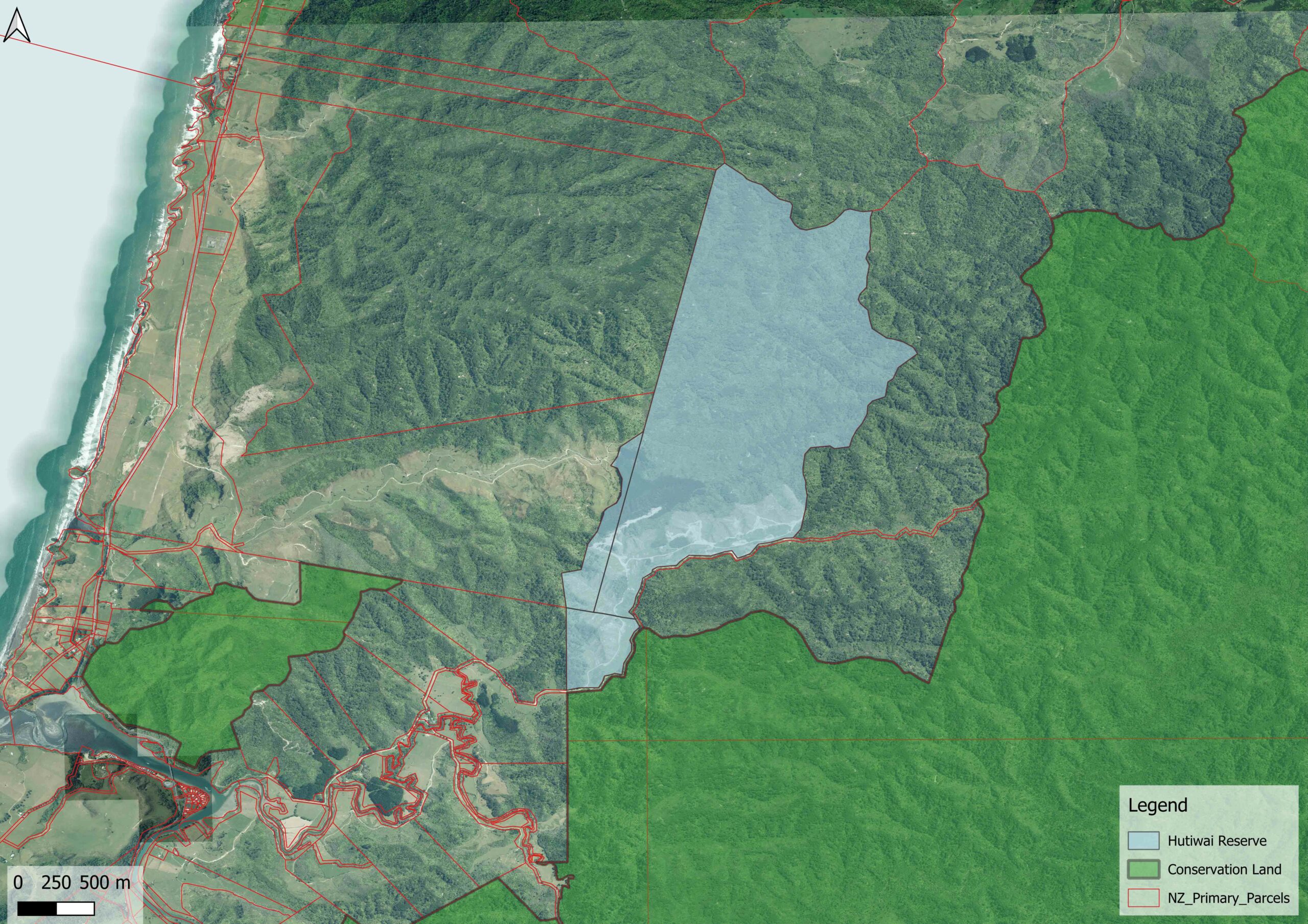 Hutiwai Map image